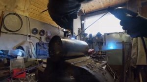 Самодельный ковшик для бани из нержавейки.