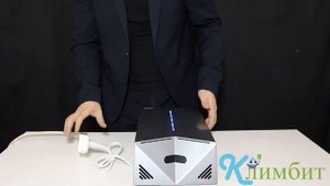 Сушилка для рук GFmark 6864 _ модель V-windblade _ серая __ Климбит