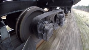 [GoPro] Тележка грузового вагона ЦНИИ-Х3-0 3 / Freight car bogie 3