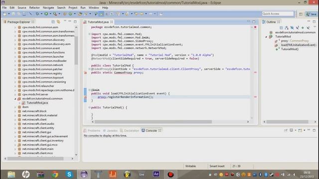 How To Make A Minecraft Mod [1.6.4]- Episode 2- Setting Up Proxies смотреть онлайн