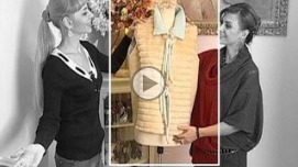 Меховая жилетка