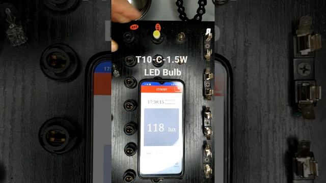 Керамическая светодиодная лампа T10 C 1 5W против лампы накаливания W5W