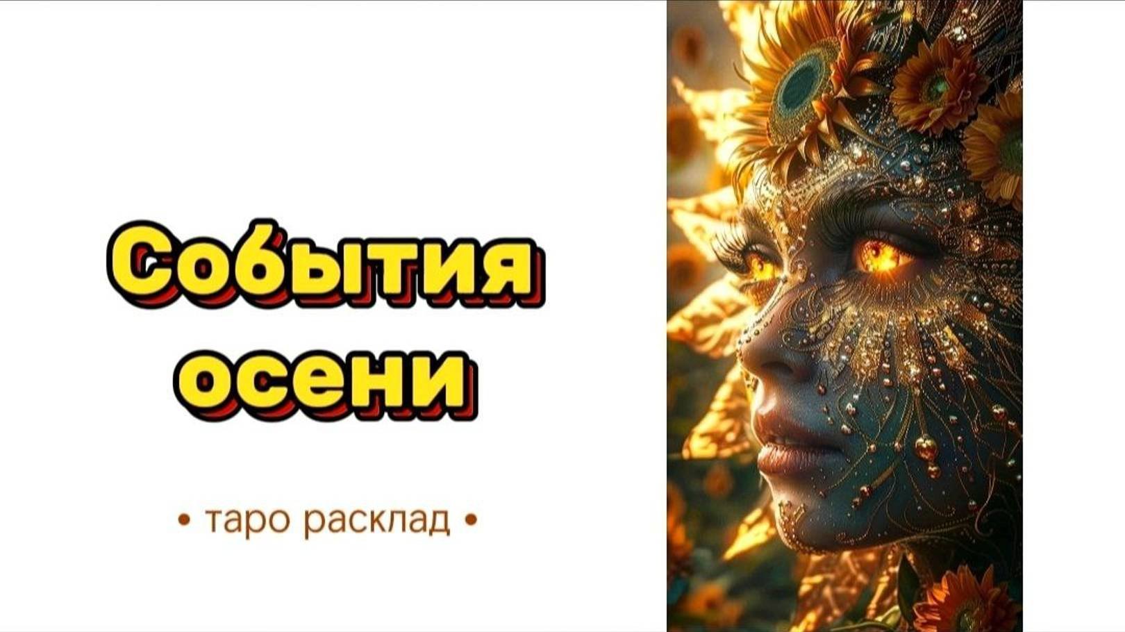 🌾 События Вашей осени 🍁 Рецепт успеха 🌟 Творческий рассвет 💫 #таро #тарорасклад #тароонлайн