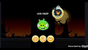 Angry Birds Seasons Level Failed!