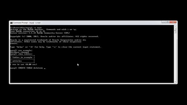 MySQL: Deleting Tables смотреть онлайн