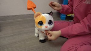 Обзор Hasbro FurReal Friends Большой шаловливый питомец Котёнок (Е8898_Е8946)- Игрушка Poopalots