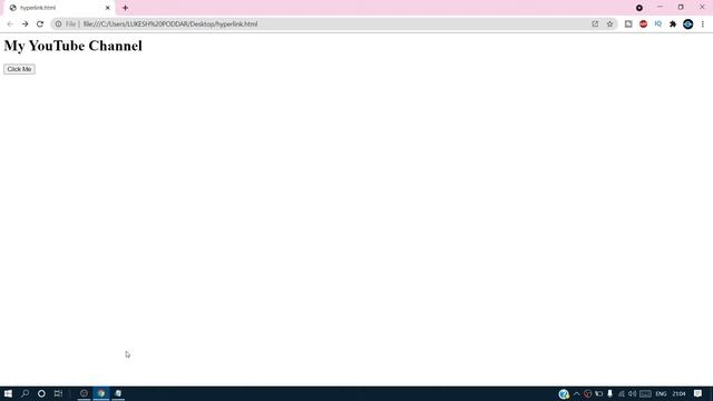HTML Link Tutorial In Hindi | CSS Link | Types Of Link In HTML