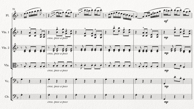 Herman Beeftink - Squirrels Flute and Strings -Sheetmusic