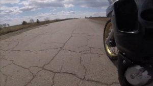 Первый выезд после зимы на Хонда Трансальп 400