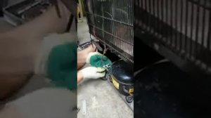 Демонтаж компрессора холодильника