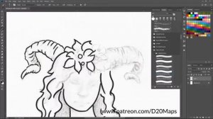 Process video - Making D&D Paper Miniature