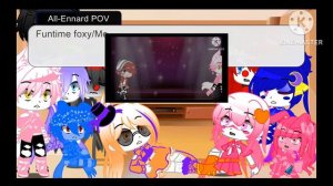 Sister location reacts to im not a monster//GCRV//FNAF//Gacha club