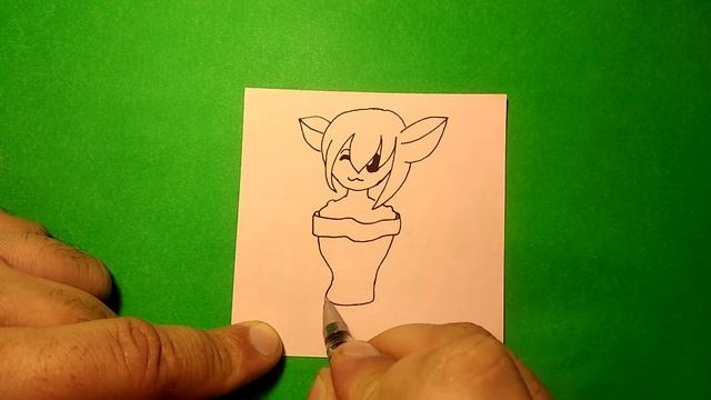 Как нарисовать девочку , простой рисунок! смотреть онлайн