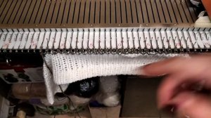 Экономим бросовую нить+оттяжная гребёнка.