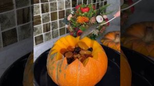 Хапама армянское блюдо сладкий плов в тыкве рецепт  #Shorts