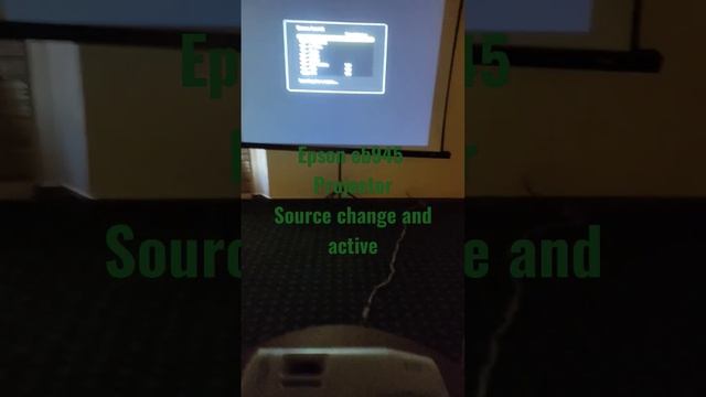How to epson projector EB-945H source change hdmi2