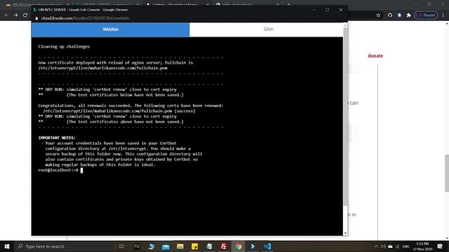 How to Secure NGINX with Let's Encrypt on Ubuntu 20.04 LTS - Golang Web Development