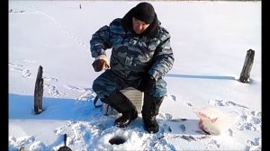 Зимняя рыбалка в Курской области ( часть 1 )