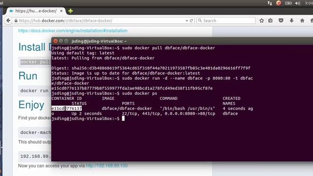 Install DbFace On premise on Docker Ubuntu смотреть онлайн