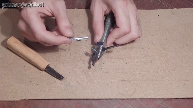 Мои самодельные кромкорез и канавкорез для кожи смотреть онлайн