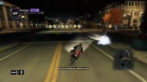 Watch Dogs Thrown for a Loop Online Multiplayer Bike Race: Nitros Rule!