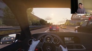 ШАШКИ на Mercedes C63 AMG W204 и BMW M5 F90 // Assetto Corsa с Рулем