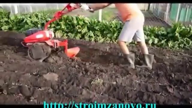 Как пахать мотоблоком