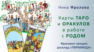 Нина ФРОЛОВА. Карты Таро и оракулов в работе с родом. Фрагмент лекции: расклад "Пирамида"