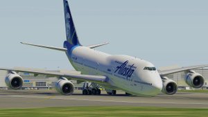 Аварийная посадка гигантского Боинга 747