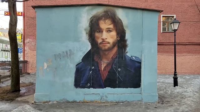 граффити Игоря Талькова в Петербурге смотреть онлайн