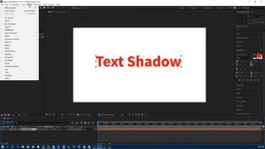 Как добавить тень в After Effects уроки