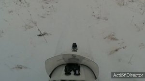 Едем кататься на Буране с Лифан КР460.Обкатываем двигатель и гусянки полярник.