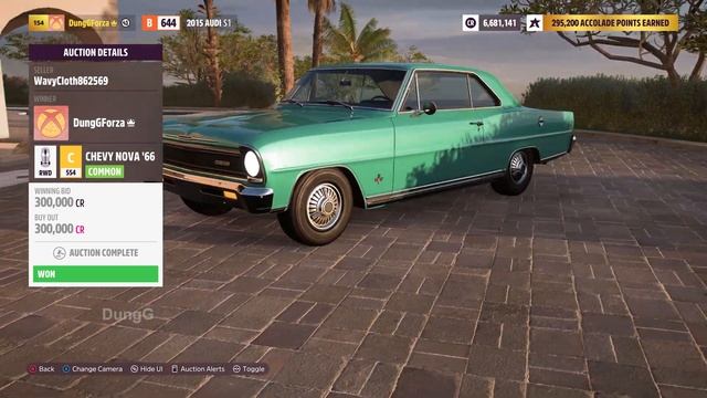 Forza Horizon 5 Auction House Sniping 1966 Chevrolet Nova Super Sport смотреть онлайн