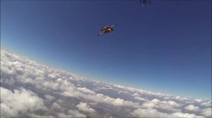 Прыжок Елизаветы с парашютом в Ессентуках