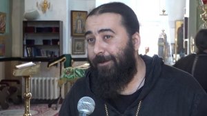 Литургия в краснодарском храме Рождества Христова со схиархимандритом Серафимом Бит Хариби