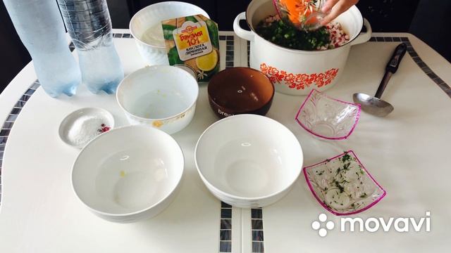 Окрошка на минеральной воде и сметане!вкусный и простой рецепт? смотреть онлайн