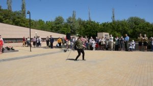 Казачий Ансамбль ЮРТ(Танец с шашками) Села Семилуки. Остановка "Вышка" День Победы 2015