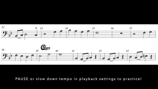 Trombone - 25 or 6 to 4 practice смотреть онлайн