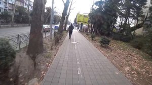 По Сочи на электросамокатах. Сочи в январе.