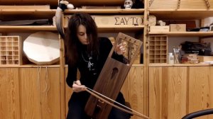 Tagelharpa Bastarda (Walnut Crow) - - - (between Tagelharpa and Tagelharpa Cello)