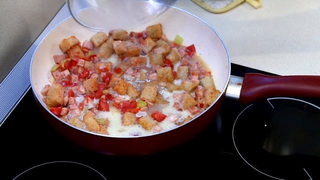 Омлет с овощами.Быстро и вкусно.