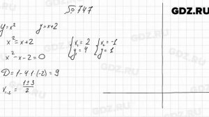 № 747 - Алгебра 8 класс Мерзляк