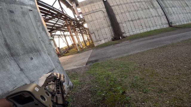 Abandoned Nuclear Fuel Power Plant Airsoft Gameplay  Bloomies 416A5