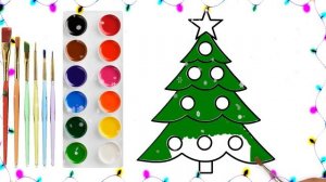 Как нарисовать Новогоднею Ёлку. ЕЛКА.  Рисунки для детей #2