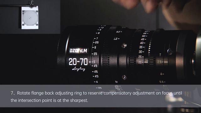 How to Adjust Back Focus of DZOFILM Linglung Lenses