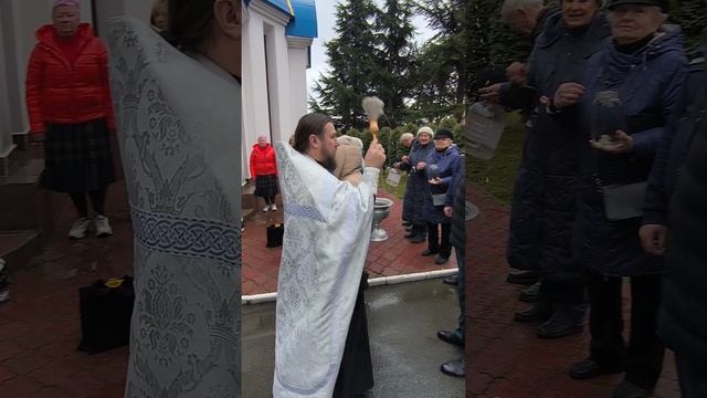 Чин Великого освящения воды в храме часовне иконы Божьей Матери "Неопалимая купина"