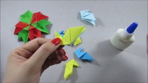 How to make Paper Flower? Origami & Craft | Cindy DIY