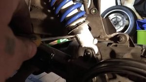 Задний амортизатор Honda st 1100(доработка) MotoRibalich.