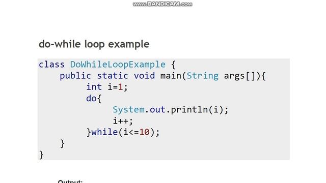 Do while in JAVA смотреть онлайн