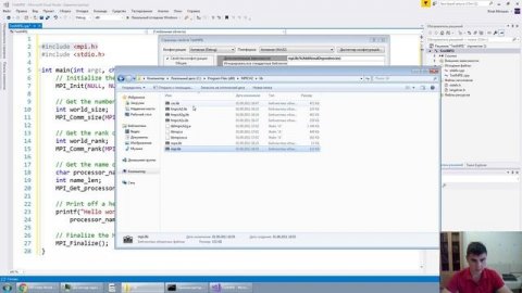 Создание проекта VisualStudio с поддержкой MPI